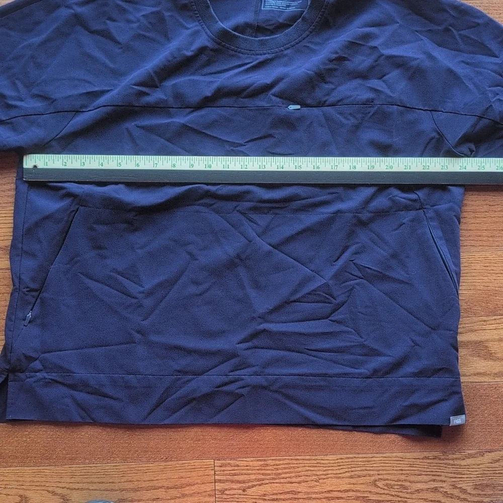 FIGS XL SCRUB SET Navy Dark Blue Technical Collection Joggers And Top - Picture 3 of 9